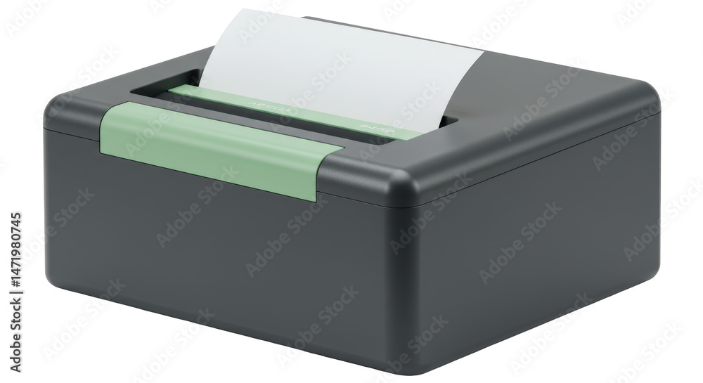 Isolated Paper Shredder Isolated Paper Shredder