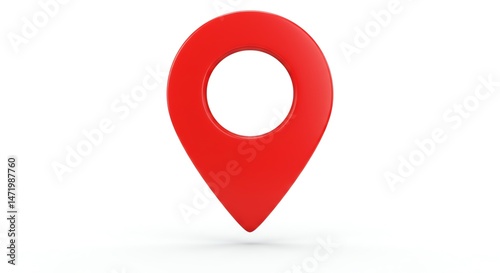 Free Download Red location pin navigation map marker - GFXLoad