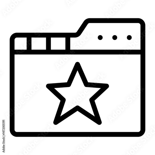 tar Folder Icon – Vector Illustration for Website or App