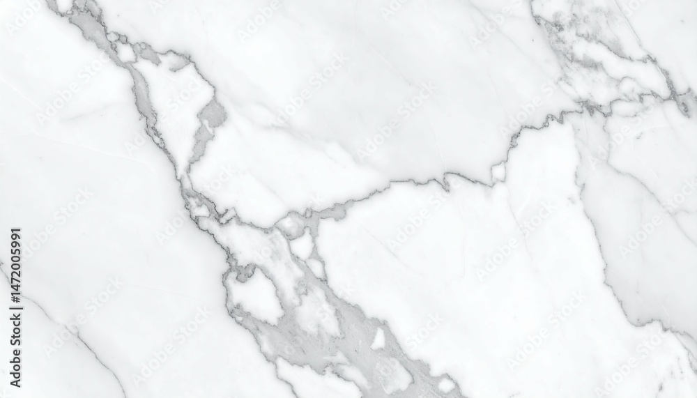 Obraz premium Pristine White Marble Canvas Meticulously Sculpted to Reflect Ethereal Beauty in Elegant Natural Patterns and Textures