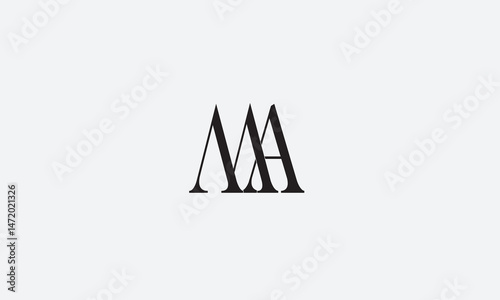 MA, AM , A , M , Abstract Letters Logo Monogram	