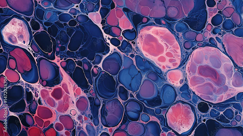 Detailed close-up of marbled paper texture mimicking stone patterns.