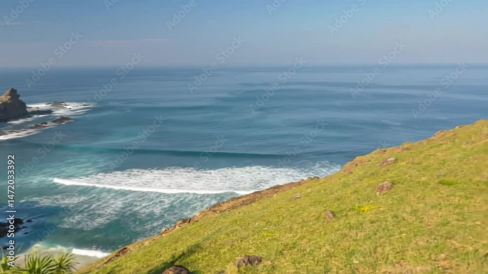 coast of the lombok ocean in Indonesia coast of the lombok ocean in Indonesia