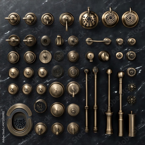 Collection of Vintage Bathroom Fixtures