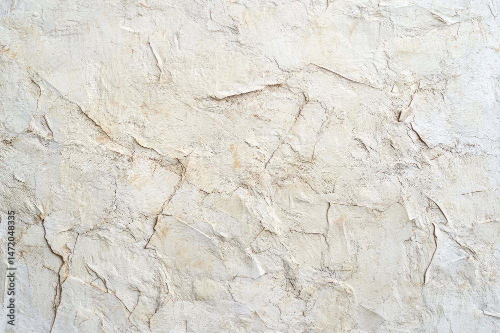 Textured, light beige, cracked surface Textured, light beige, cracked surface
