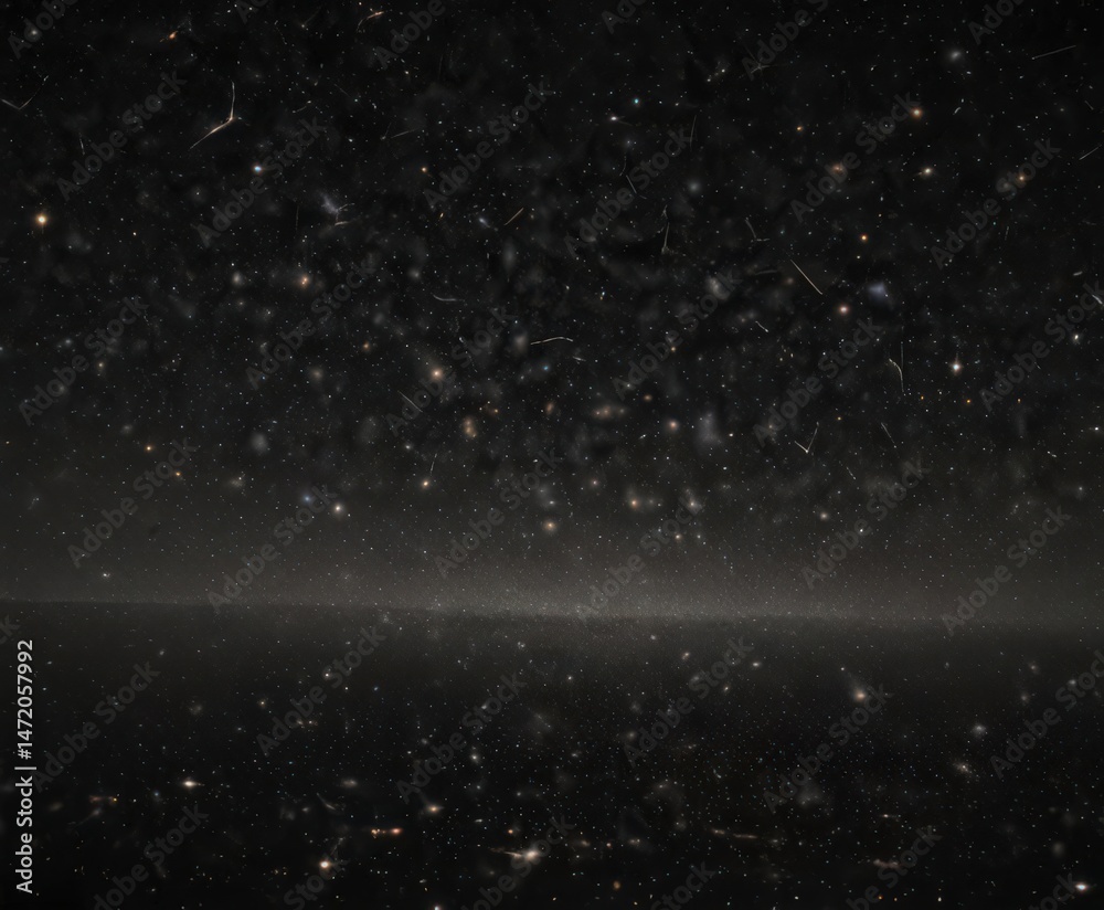 Fototapeta premium Millions of stars glitter on a velvet black night , dark, twinkle