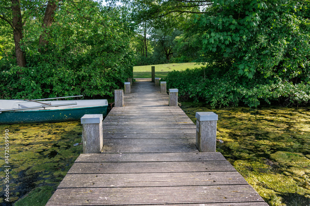 Obraz premium Frühling am Pröbsting See in Borken