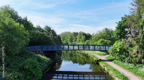 Freedom Bridge over the Leeds Liverpool Canal