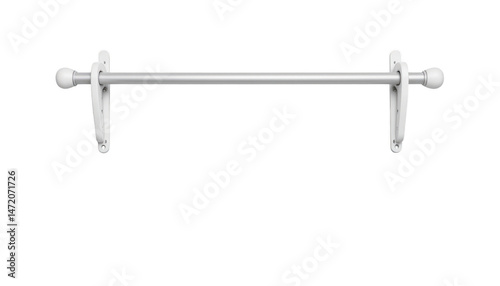 Wallpaper Mural Sleek white towel rail with modern handle, enhancing bathroom functionality and style Torontodigital.ca
