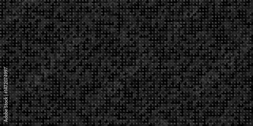 A dark, almost black seamless pattern composed of numerous small, textured plus signs or crosses arranged closely together.
