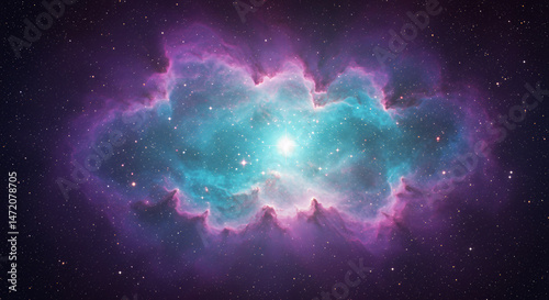Cosmic Bloom: A Celestial Nebula Sparkling in Deep Space - Discover the Universe's Beauty!