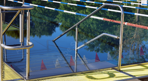 Wettkampf Schwimmbad Urlaub 