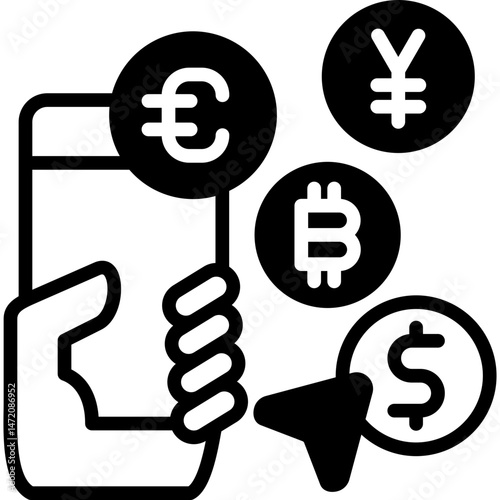 Digital Currency mixed icon
