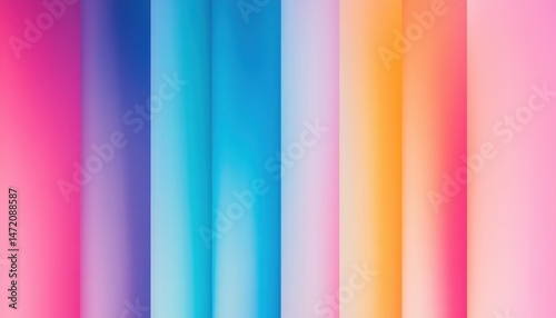 Vibrant Vertical Color Gradient Abstract Background
