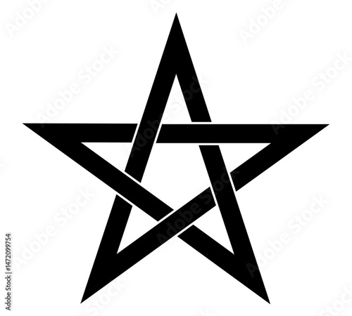 pentagram symbol vector for logo background icon web wallpaper	