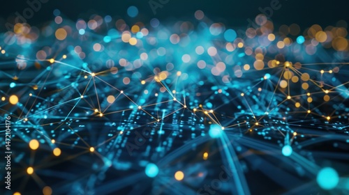 Big data connection technology, can be used for display or montage your products, technology, businessman, digital, business, innovative, computer, tech, networking