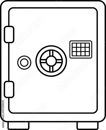 Secure Steel Safe Box Protection for Valuables and Documents