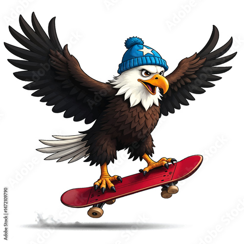 bald eagle cartoon