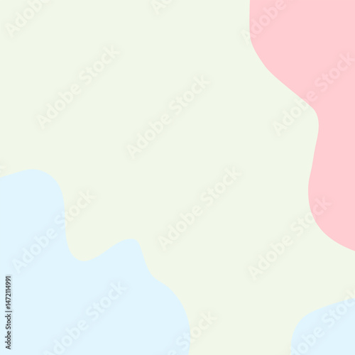 Abstract background design with light blue, light purple, and white colors, with a touch of dark blue. Soft, serene, artistic