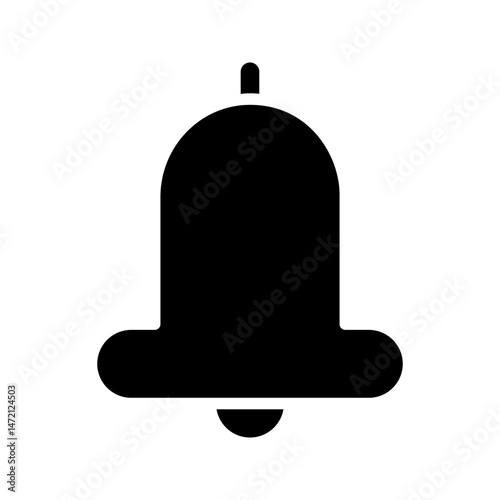 simple vector graphic of notification icon assets. suitable for icons, website apps, mobile apps