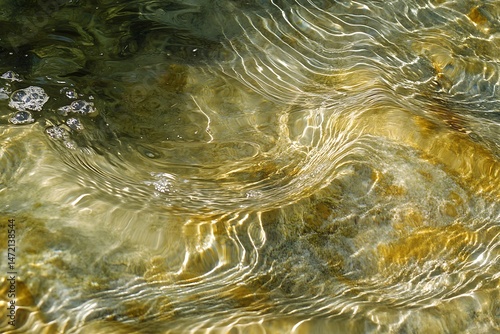 Fototapeta Naklejka Na Ścianę i Meble -  Golden river