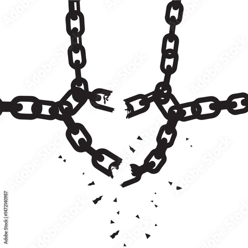 International Day of the Victims of Enforced Disappearance Vector Set – Silhouettes, Candlelight Vigil, Broken Chains, Typography Poster, Human Rights Awareness Flat Illustration