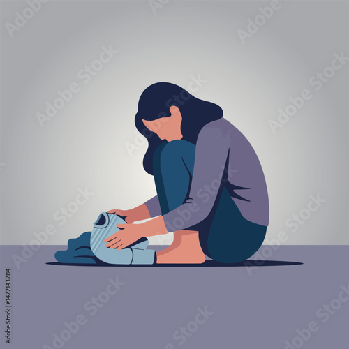 International Day of the Victims of Enforced Disappearance Vector Set – Silhouettes, Candlelight Vigil, Broken Chains, Typography Poster, Human Rights Awareness Flat Illustration