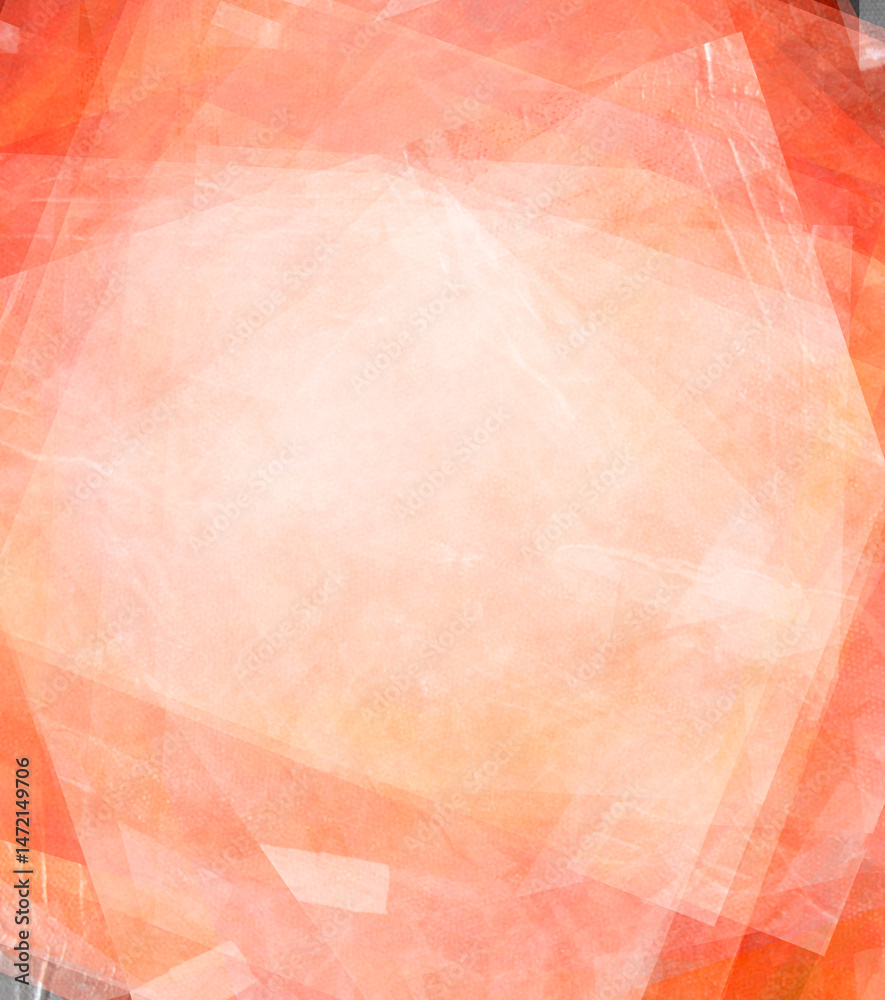 Fototapeta premium Abstract colorful watercolor background with different geometric elements