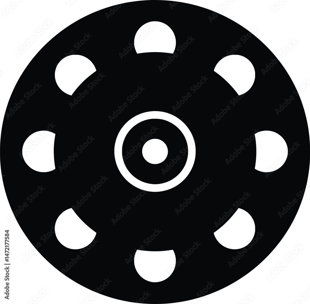 Fototapeta premium Abstract Circular Vector Design A Modern Geometric Illustration