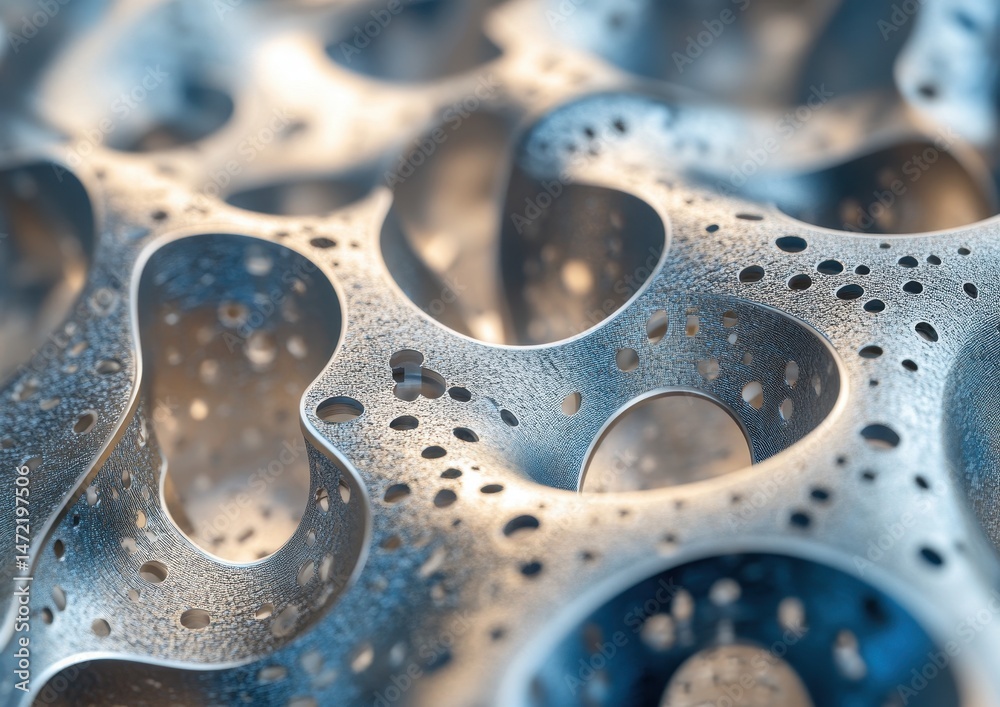 Complex metallic lattice structure Complex metallic lattice structure
