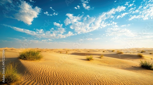Bahrain landscape arid desert with coastal oases beautiful nature view