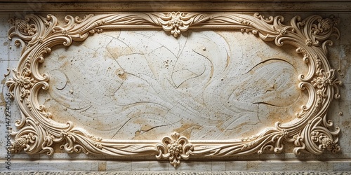 Elegant Plasterwork Detail - Architectural Element