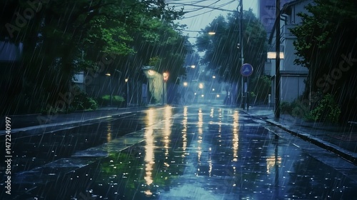 Capturing the Essence of Rainy Days A Glimpse into the Beauty of the Streets