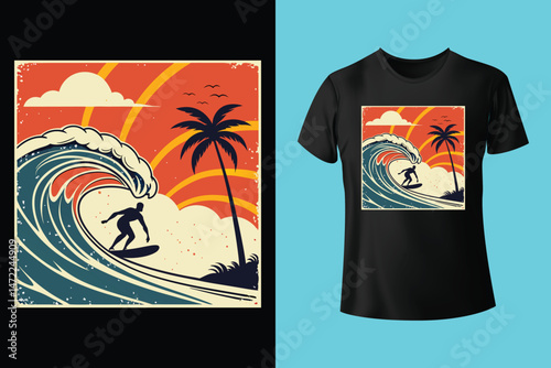 Summer t shirt design
