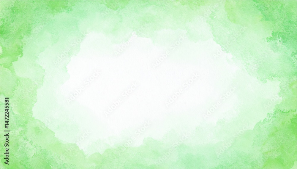Fototapeta premium Nature's tranquility a green abstract background illustration for relaxation and meditation