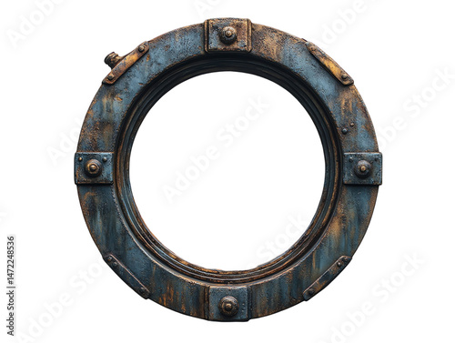 porthole isolated on white background