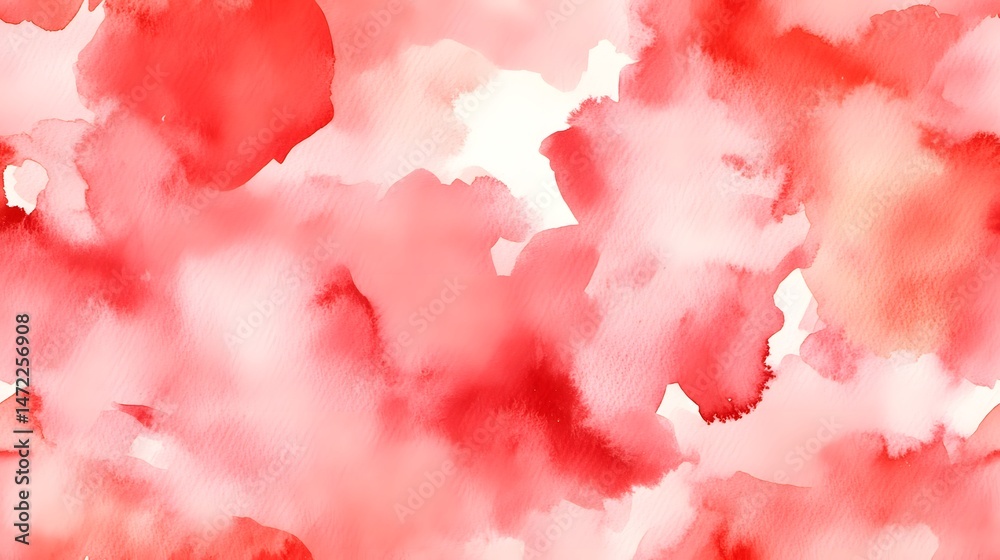 Abstract watercolor background of soft, vibrant crimson hues. Abstract watercolor background of soft, vibrant crimson hues.