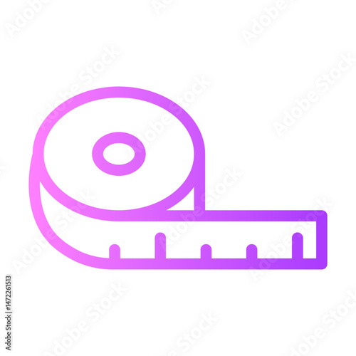 ruler gradient icon