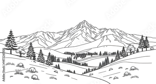 drown landscape art 