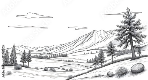 drown landscape art 