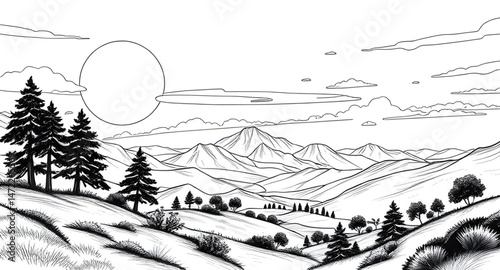 drown landscape art 