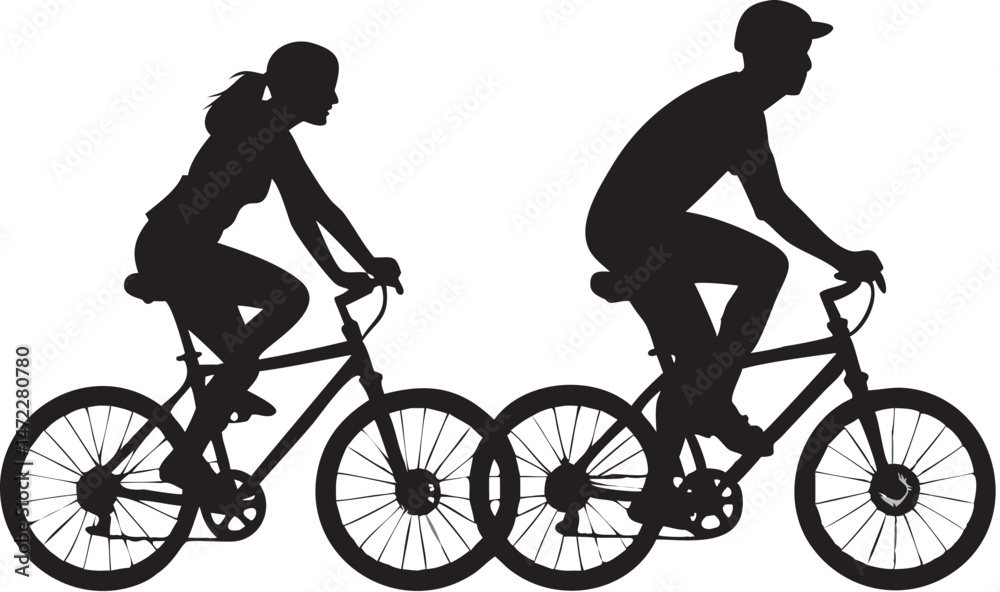 Fototapeta premium Silhouette of a tall tree with sparse branches isolated against a white background