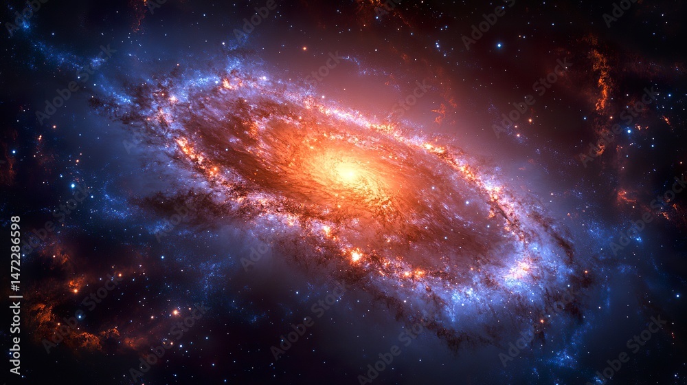 Fototapeta premium space background with space