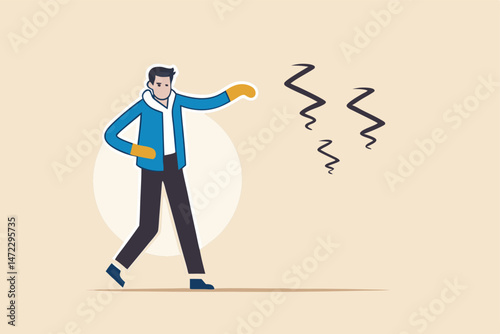 Procrastination and laziness, productivity and professional to fight with resistance and sleepy concept, alert businessman have some coffee wearing boxing gloves to fight with lazy sleepy symbol.