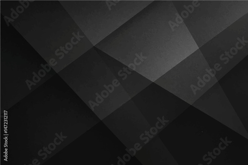Abstract Light black and gray abstract pattern background. Geometric shape. Line stripe angle facet triangle fold. Color gradient. Noise grain. Business, tech. Design. Minimal.