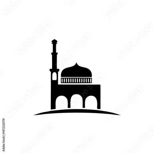 Mosque logo and symbol vector...