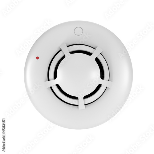 Smoke Detector isolated on transparent background	