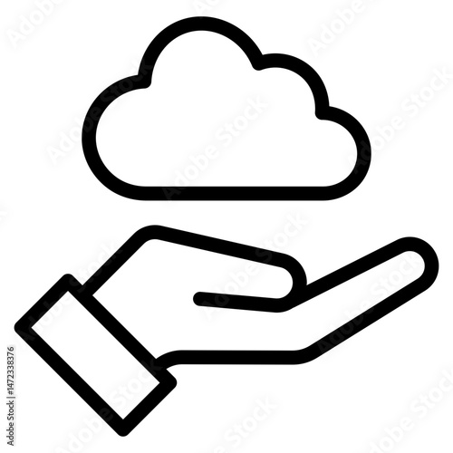 Data safety icon in vector illustration
