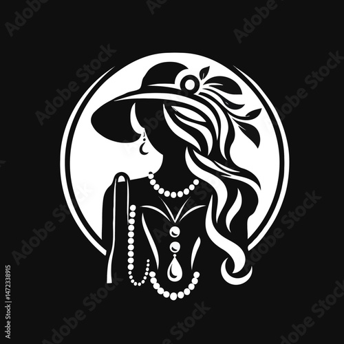 Luxury Girl Black Logo