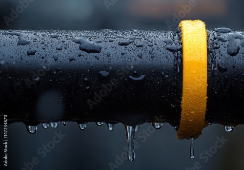 Infrastructure pipe system with ductile iron leak